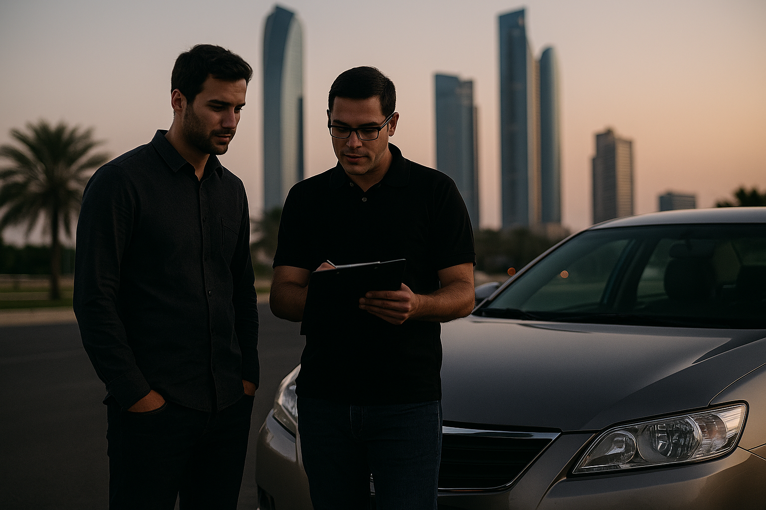 Abu Dhabi car selling with instant payment process