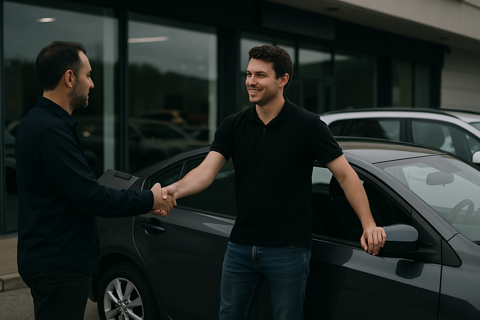 we cash any car transaction in Abu Dhabi showroom