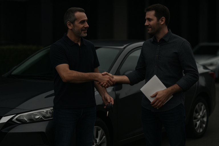 regular men at best place to sell your car for cash