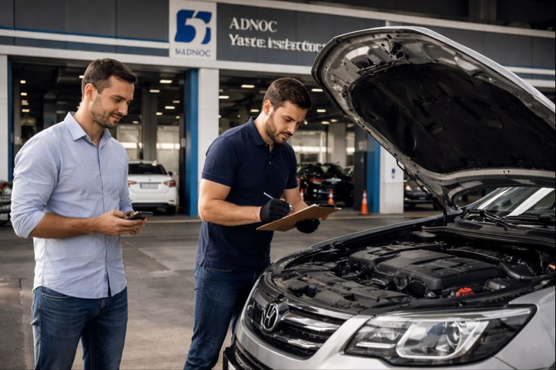 Adnoc Car Inspection Yas
