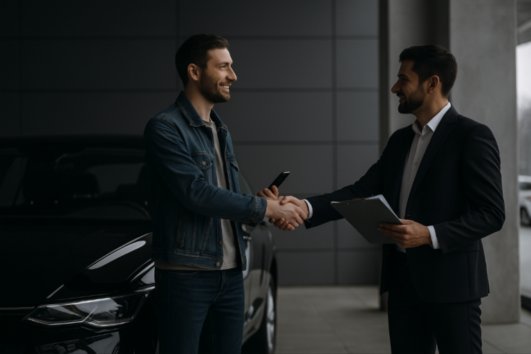 Sell car online process in Business Bay