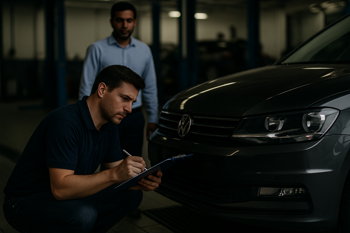 ADNOC car inspection fee guide in Abu Dhabi