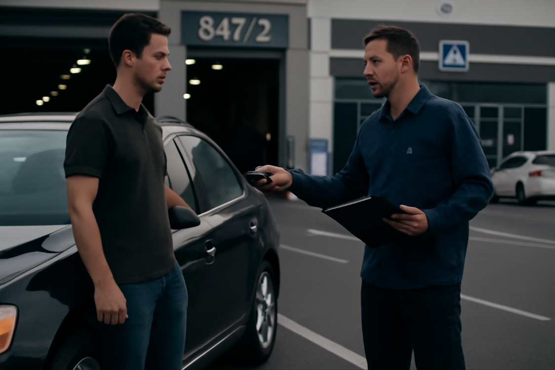 Sell my car Mussafah Licensing Center