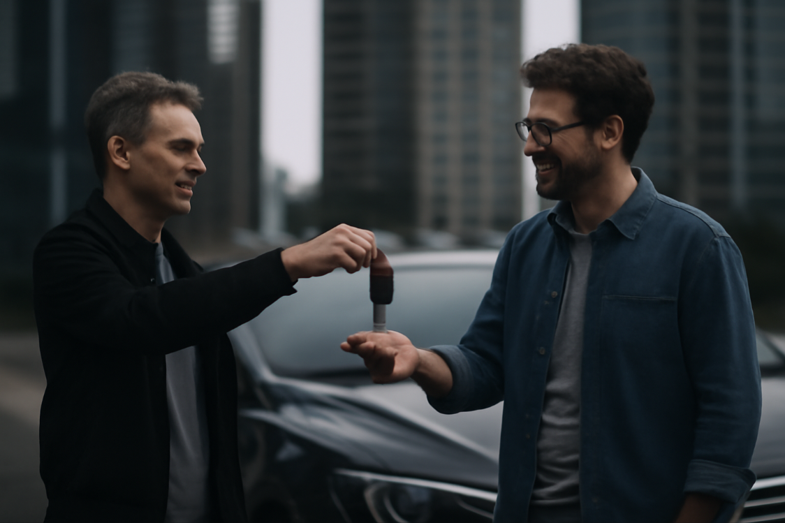 sell auto Business Bay car selling process